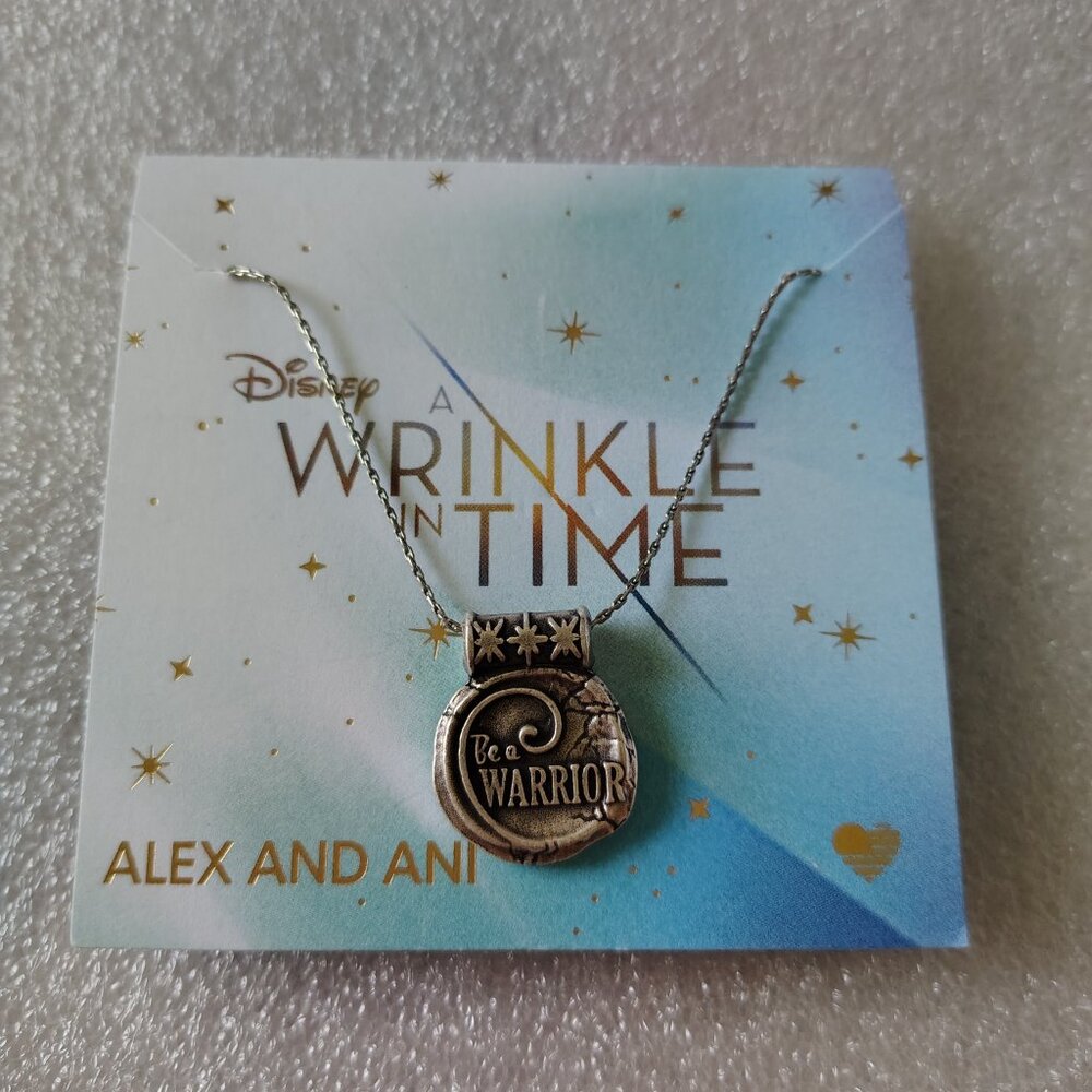 New Disney Alex and Ani Be a Warrior Expandable Necklace  569 - Picture 2 of 8